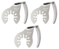 Merkloos Omgoods - PY178 Multitool Knife Set met 3 Oscillerende Zaagbladen voor Auto en Glas