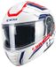 CGM 569 C-max City Casque Modulaire Bleu/Blanc/Rouge L