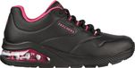 Skechers 155542-BBK Lage Sneakers Vrouwen Zwart Maat 36
