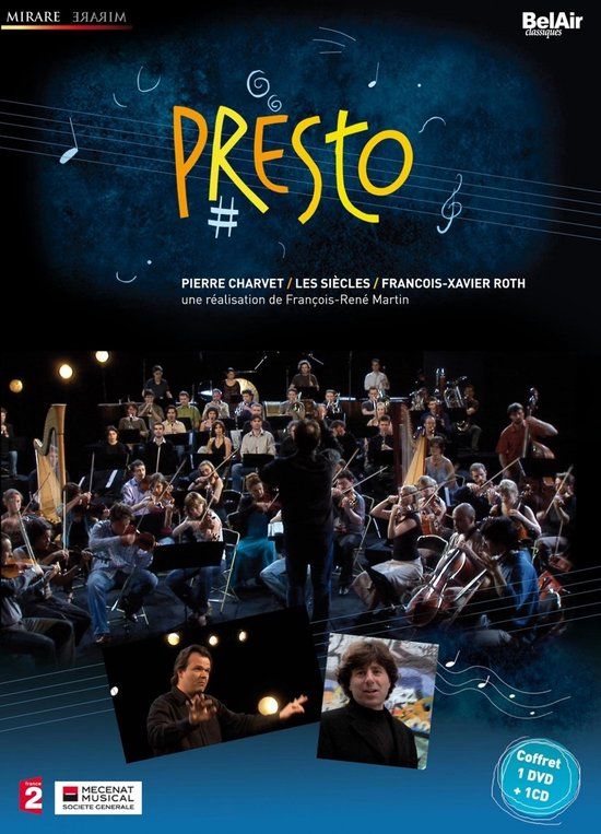 PIAS Nederland Pierre Charvet, Les Siècles, François-Xavier Roth - Presto Volume 1 (DVD)