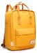 KN03 Sac à dos rétro pour femmes, jaune moutarde, sac à dos vintage élégant pour le shopping, la ville, l'université, le bureau et un usage quotidien
