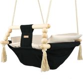 Viking Choice Babyschommel - voor binnen - zwart crème - tot 20 kg