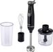 Bestron Titan Inox Mixeur plongeant Set met 600W Vermogen, Accessoire blender, Extra Lange Staaf, Accessoire hachoir en Kloppers/Fouet