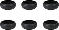 Medard de Noblat Oslo Black Kleine Kom 12 cm 6-delig Stoneware