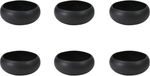 Medard de Noblat Oslo Black Kleine Kom 12 cm 6-delig Stoneware
