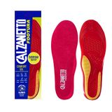 Calzanetto Footura Women's Everyday Gel Lightweight and Practical Insoles to Relieve Pressure and Absorb Vibration, Protecting Joints Raspberry Pink Universal Size 35.5-40.5