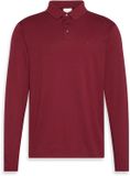 Calvin Klein Supima Lange Mouw Poloshirt Rood L Man