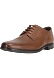 CLARKS Howard Walk Heren Veterschoenen Leer Bruin