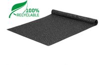 GJ Floors Glitter loper Zwart Zilver 1 meter x 5 meter