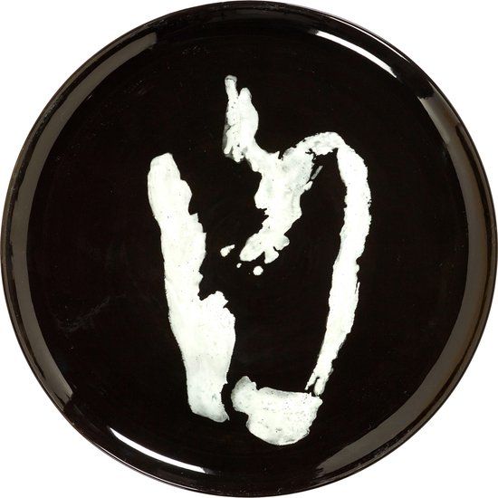 Serax Feast By Ottolenghi Serveerschaal Ø35 cm - Black Pepper White - Keramiek