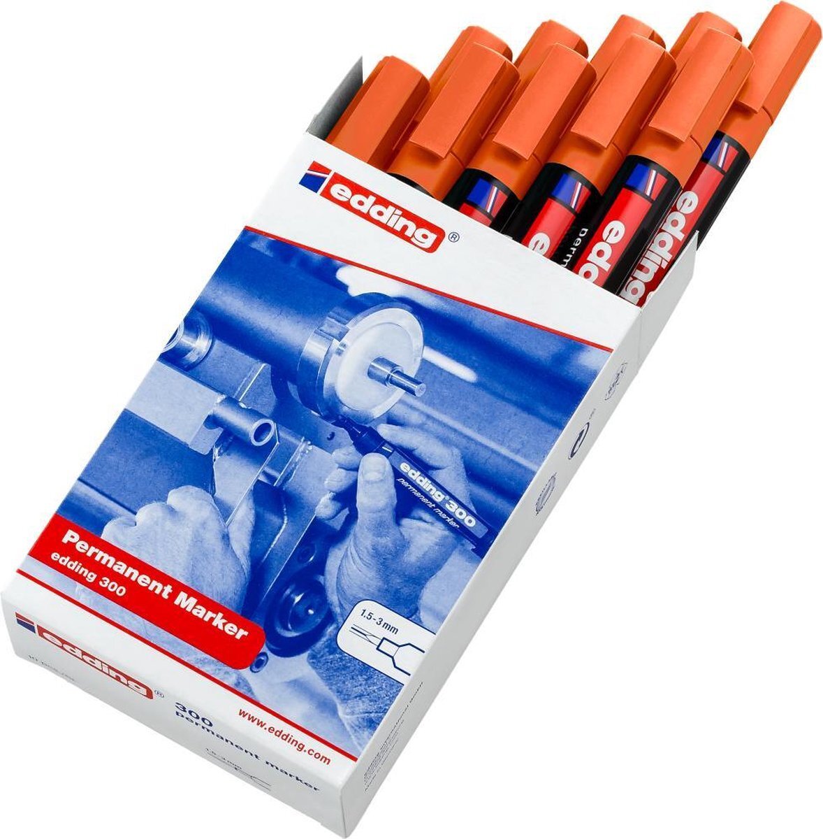 Edding 300 Permanent Marker Oranje