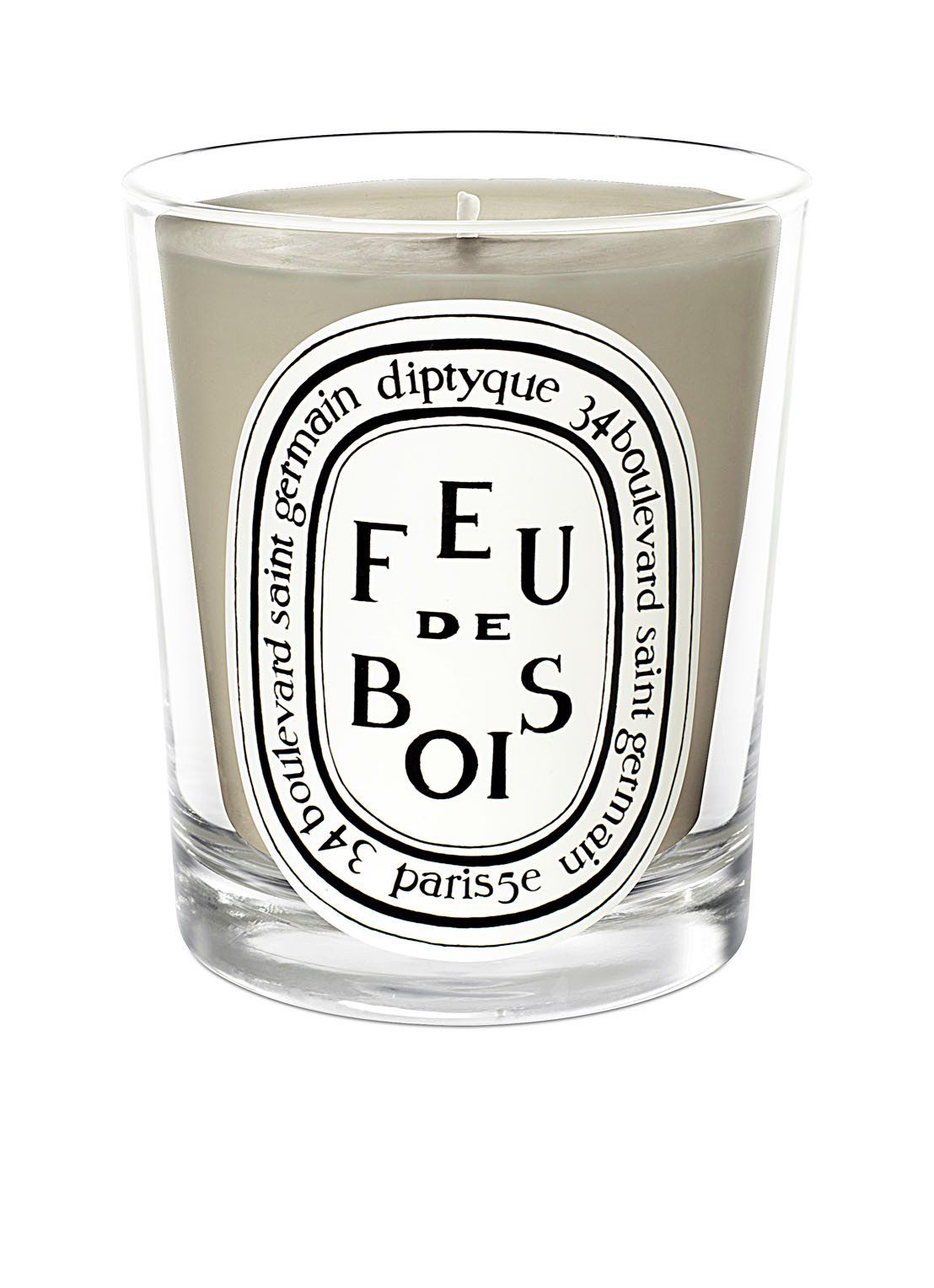 diptyque Feu de Bois mini geurkaars - Lichtbruin