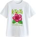Next - Dames - T-shirt met korte mouwen en ronde hals van zware stof - Wit