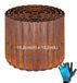 Bordure de jardin en acier Corten - 12 mètres - Couleur rouille
