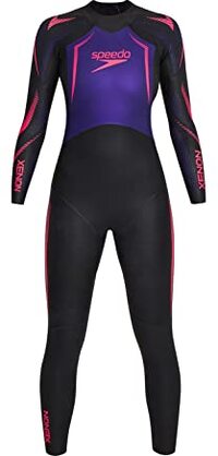 Speedo Xenon Fullsuit Dames - Zwart/Paars - ST