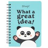 Mr. Wonderful Notitieboek A5-3D Squishy Panda