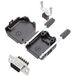 Amphenol L17DPPK15-BK+L77DA15SST connecteur D-sub femelle 180° Nombre de pôles : 15 Vis 1 pièce(s)