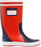AIGLE Lolly-Pop Label Kleurblok regenlaarzen marineblauw/rood