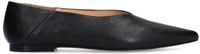 Sacha - Dames - Zwarte leren ballerina's - Maat 36