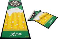 Bier Fußmatte mit Bier-Motiv und Moosgummi-Rücken, Maße 80x237 cm