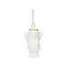 Suspension de Noël, Ange, Porcelaine blanche