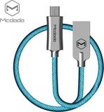 MCDODO Eol Mcdodo Knight USB - MicroUSB-Kabel 1,0 M Blauw CA-4401