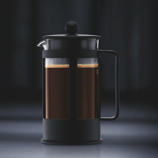 Bodum Kenya Cafetière - Zwart - 1 Liter / 8 kops