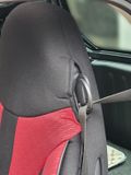 Bremer Sitzbezüge Autostoelhoezen voor Smart fortwo BJ 2007-14 – Stoelhoezen voor bestuurder en passagier in Zwart/Wijnrood