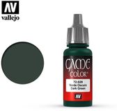 Vallejo Hobbyverf Acrylverf - 72028 Game Color - Dark Green - Acryl - Verf flesje - 18 ml