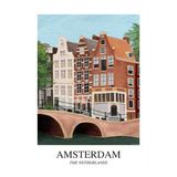 Poster & Frame Hyldest Studio Poster & Frame Poster - Amsterdam - 50x70