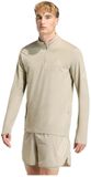 Adidas Adi365 Iconic Sweatshirt Met Halve Rits Beige S Man