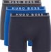 BOSS - Boxershorts Brief 3-Pack Open Blauw - Heren - Maat S