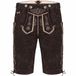 PAULGOS Pantalon d'équitation traditionnel en cuir pour hommes - Longueur genou - Cuir véritable - Tailles 44-60