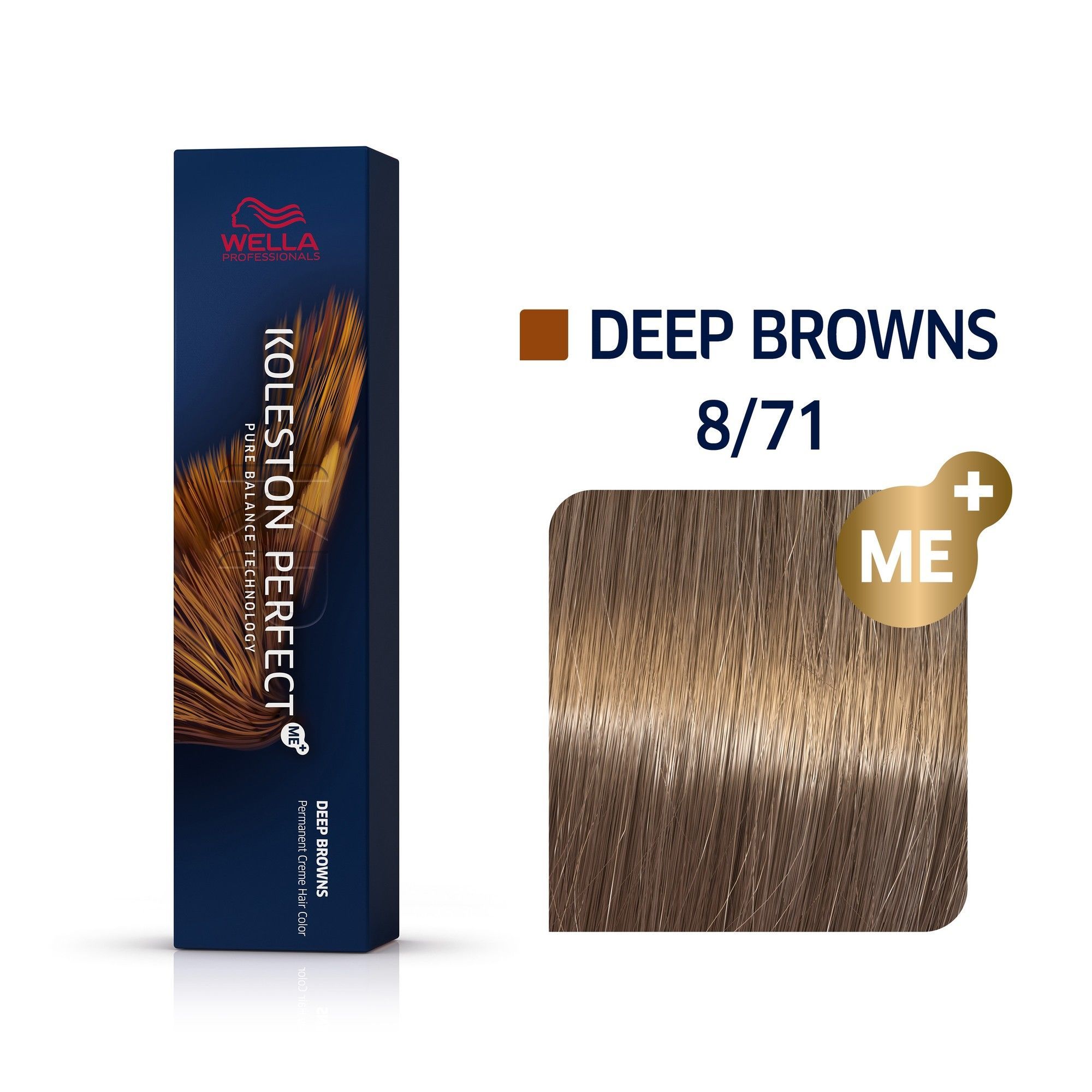 Wella Koleston Perfect ME+ Deep Browns 8/71 60ml