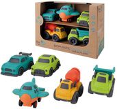 Tachan Set Van 5 Eco-bio Voertuigen Vert Enfants