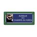 Plaque de rue en aluminium personnalisée - 36x15 cm