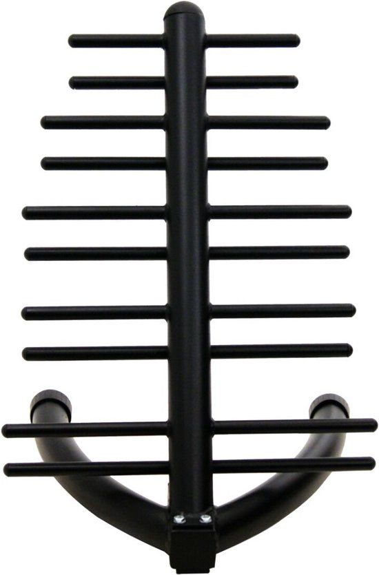 Compact Dumbbell Rack for Vinyl Dumbbells - Black - 53x52x67 cm