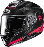 HJC RPHA 72 Carbon Fynex Helm - Zwart/Rood - Maat L