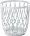 Prosperplast Draadmand/wasmand/opbergmand - Kunststof - Wit - 59 Liter