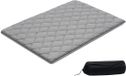 VEVOR Japanse Tatami-mat, Opvouwbare Japanse Tatami-matras in Volledige Grootte, Futonmatras met Opbergtas en Sluiting, 9-laags Vloermat voor Slapen, Slaapzaal, Meditatie, Yoga, 80 x 54 x 3.5 inch, Grijs