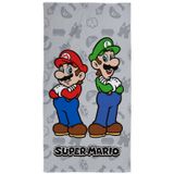 halantex Badlaken Nintendo Mario en Luigi 70x140 cm Katoen