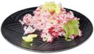 APS 84907 Bord DARK WAVE, Ø 14,5 cm, hoogte 1,5 cm, melamine, zwart/golfdecor