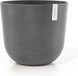 Ecopots Oslo 45 - Grey - Ø45 x H39,4 cm - Round Grey Plastic Flowerpot