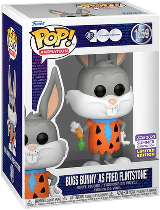 Funko Pop! Looney Tunes - Bugs Bunny as Fred Flintstone - Summer Convention Exclusive