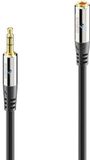 sonero S-AC550-200 audio kabel 20 m 3.5mm Zwart