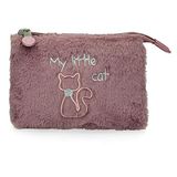 Enso My Little Cat portemonnee, violet, 14 x 10 x 3,5 cm, PVC en polyester