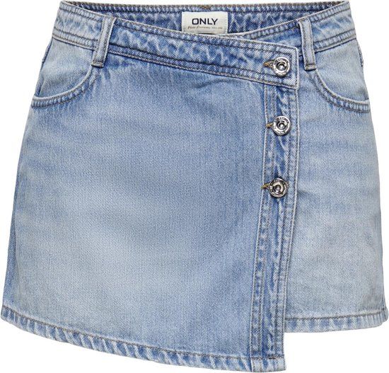 ONLY ONLLESLY REG LB DNM SKORT BJ NOOS Women's Skirt - Size XS - Light Blue Denim
