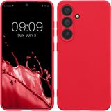 kwmobile telefoonhoesje geschikt voor Samsung Galaxy S24 - Hoesje voor smartphone - In neon roze