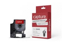 Capture Rhino 18445 19mm x 5.5m Zwart op Wit Permanente Vinyl Tape
