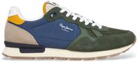 Pepe Jeans Brit Camp leren schoenen blauw